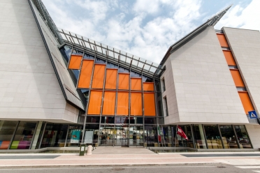 Protección solar exterior del museo de la ciencia de Trente